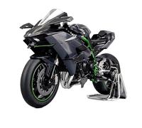 YRXIAO Moulé Moto Miniature 1:9 pour Kawasaki H2R Ninja Moulé sous Pression Moto Affichage Passe-Temps Alliage Moto Modèle Amortisseur Jouet Voiture Modèle Réduit De Collection