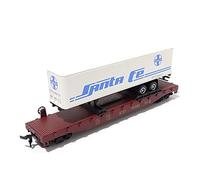 YRXIAO Moulé sous Pression 1/87 pour Transporteur De Conteneurs Ferroviaires en Plastique Simulation Train Modèle Cadeau Jouet Collection nostalgique