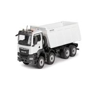 YRXIAO Ornement en Métal Moulé Blanc pour Camion-Benne TGS NN Modèle 81259/0 Échelle 1:50 Alliage