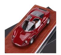 YRXIAO Ornement en Résine pour Modèle Réduit De Voiture Alfa Romeo Tipo33 Stradale À L'échelle 1:43 en Métal Moulé(Red 2)