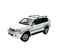 YRXIAO Ornements Métalliques Blancs pour Toyota Prado GX 2008 Modèle Réduit De Voiture en Alliage Porte Complète Échelle 1/18