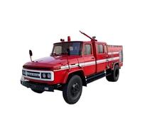YRXIAO pour Jiefang Ca141/ca142 Rescue Fire Truck 1:24 Alliage Ingénierie Jeep Modèle Affichage Décoration(Red 2)
