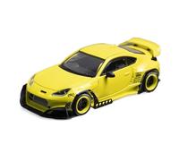 YRXIAO pour Toyota GR86 PANDEM Modèle Réduit Voiture en Alliage Jaune À L'échelle 1:64 Ornements Collection Petite Échelle