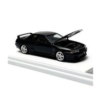 YRXIAO Voiture Miniature en Alliage À L'échelle 1/64 pour Nissan GTR R32 Nismo S-Tune Objet De Décoration Ou Souvenir(Black)