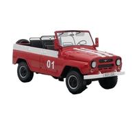 YRXIAO Voiture Miniature Rouge 1:24 Modèle Réduit en Alliage pour Véhicule Tout-Terrain Décapotable 469B Jouet Métal Objet