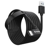 YRXVW Câble de liaison de 3 m pour Meta Oculus Quest 3/2/Pro, câble de chargement de transfert de données haute vitesse, câble de charge USB 3.2 A vers C pour casques Oculus Quest VR, PC de jeu,
