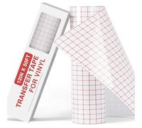 YRYM HT - Rouleau de papier de transfert en vinyle transparent (30 cm x 15,2 m), grille d'alignement pour vinyles Silhouette Cameo, Cricut - pour décalcomanies, indications, fenêtres, autocollants