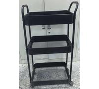 YS-306-E Chariot utilitaire mobile à roulettes pour la maison, le bureau, le jardin Blanc