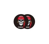 Paire de feutrine Yourban Dj YS 320 PIRATE BL Noir pour platines vinyles Vinyle