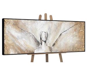 YS Peinture sur toile modern La beauté | Tableau peinture modern pour la décoration intérieure Art Tableau mural peint à la main | DL020 (150 x 50 cm)