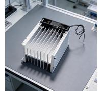 YS-S1 Ensemble dissipateur thermique en aluminium avec ventilateur de refroidissement pour applications industrielles 220 V AC Charge nominale 1 A à 400 A (A)