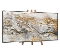 YS Tableau mural peint à la main Lueu | Peinture sur toile moderne pour la décoration intérieure Art Tableau peinture fait main | Peintures peintes à la main DL029 (140x70cm)