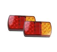 YSA ASF Feu Arrière Extérieur 1 Paire 12 V Voiture Étanche Feux Arrière Remorque Camion Camion Arrêt Arrière Feu Arrière Auto Signal Lampe Avertissement Indicateur Antibrouillard