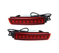 YSA ASF Feu Arrière Extérieur 1 Paire Pour Nissan Pour Coups Pied Pour Sentra Pour Juke Pour Murano Pour Quête Pour Terra Pour Infiniti Voiture Pare-chocs Arrière Réflecteur Feu Frein Arrière(A)