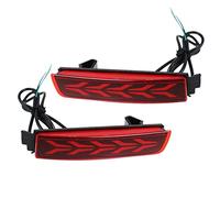 YSA ASF Feu Arrière Extérieur 1 Paire Pour Nissan Pour Coups Pied Pour Sentra Pour Juke Pour Murano Pour Quête Pour Terra Pour Infiniti Voiture Pare-chocs Arrière Réflecteur Feu Frein Arrière(B)