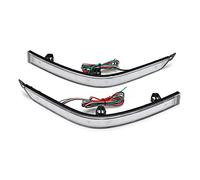 YSA ASF Feu Arrière Extérieur Pour VW T6 Pour Tranporter Pour Multivan Pour Caravelle 2015-2019 Pare-chocs Arrière Réflecteur Feu Stop Feux Stop Antibrouillard Arrière 1 Paire(BLANC)