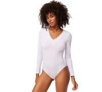 Ysabel Mora Body Thermique Blanc à Manches Longues