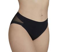 Ysabel Mora Culotte réductrice en tulle compression moyenne Noir