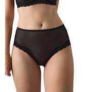 YSABEL MORA - Culotte haute Plumeti pour femme, Noir , M