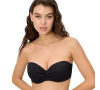 Ysabel Mora - Haut de Bikini Push-up texturé avec Armatures, Bandeau avec Coussinets, Bretelles Amovibles et à Nouer Autour du Cou, Collection Strawberry