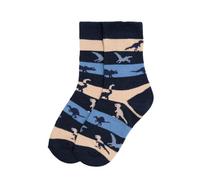 YSABEL MORA Lot de 4 chaussettes pour enfant imprimé dinosaures