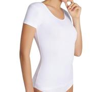 Maillot de Corps Thermique Blanc à Manches Courtes