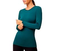 Ysabel Mora Maillot de Corps Thermique Bleu à Manches Longues