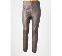 ysabel mora pantalons femme de couleur marron 42