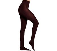 Ysabel Mora Collant thermique marron 140 deniers