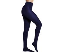 Ysabel Mora Collant thermique marine 140 deniers