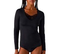 YSABEL MORA - T-shirt en microfibre dentelle pour femme Coutures pour femme