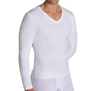 Ysabel Mora - Camiseta Interior Manga Larga Cuello pico Blanco