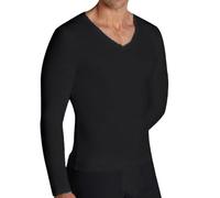 Ysabel Mora - T-Shirt Manches Longues Col en V Homme Confort et Style en Coton Naturel Coupe Parfaite et Douceur pour Adaptabilité Maximale Série Adaptabilité