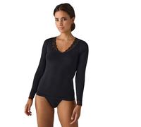 YSABEL MORA - T-shirt manches longues femme dentelle coton femme