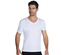 Ysabel Mora T-Shirt sous-vêtement Thermique Noir à Manches Courtes et col en V