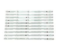 YSABVCP Bande de rétroéclairage LED (10) Compatible Fit for Sharp RF-AJ550E30-0501S-04 A7 A6 LC-55UI7352K LC-55UI7252K LC-55CUG8052K LC-55CFG6022E LC-55CUG8052E(Kit 10pcs for 1 TV)