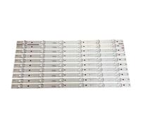 YSABVCP Bande LED (10) Compatible Fit for Sharp LC-49CFG6241E LC-49CFG6452 LC-49CUG8462ES LC-49CUG8362KS LC-49CUF8372ES LC-49CUF8472ES LC-49CUG8462KS(20pcs for 2 TV)