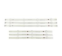 YSABVCP Bande LED (6) for téléviseur 43LH513V 43LF510V 43LF5100 43LH5100 43LH595V 43LJ515V 43LH520V 43LH511T 43LH570V 43LH590V LF51 43LH51_FHD_A B(2set for 2 TV)