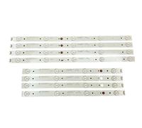 YSABVCP Bande LED 8 pièces/Ensemble for téléviseur 43UJ620V 43UG620V 43UJ6200 CRH-A4330300104L6CNRev1.0 CRH-A4330300105R6CNRev1.0 CRH-A4330300104L74C(2 Kit for 2 TV)