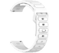 YSABVCP Bracelet 20 mm 22 mm compatible avec Fit For Polar Grit X X2 Pro Titan/Vantage M2 M Sport en silicone compatible avec Fit For Polar Pacer Pro/Ignite 3 2(White,22mm)