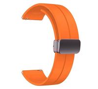 YSABVCP Bracelet de montre connectée Fit For Mibro C3 C2 en silicone, 20 mm/22 mm, à dégagement rapide, compatible avec Fit For Mibro Lite2/X1/A1/A2/T2(Orange,20mm)