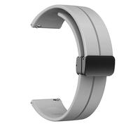 YSABVCP Bracelet de montre connectée Fit For Mibro C3 C2 en silicone, 20 mm/22 mm, à dégagement rapide, compatible avec Fit For Mibro Lite2/X1/A1/A2/T2(Gray,22mm)
