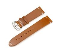 YSABVCP Bracelet de montre en cuir de vachette 18 mm, 20 mm, 22 mm, 24 mm, dégradé de couleurs, style rétro, for homme et femme(Light brown,20mm)