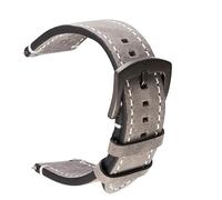 YSABVCP Bracelet de montre en cuir de vachette noir, bleu, gris, marron, for femmes et hommes, 18 mm, 20 mm, 22 mm, 24 mm(Gray,22mm)