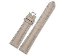 YSABVCP Bracelet de montre en cuir for femme Swarovski Green Submariner 5452498, 5452495 et 5452501, 17 mm, bleu, rose, vert, rouge(Gray-No)