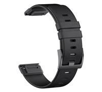 YSABVCP Bracelet de rechange en cuir 22 mm/26 mm for Garmin Fenix 8/7/7X/6/6X/5/5X Plus, compatible avec Fit For Fenix 6/7 Pro(Black-black,Quick fit 22mm)