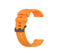 YSABVCP Bracelet de sport en silicone de 20 mm for montre connectée Fit For Amazfit GTS 4 Mini, compatible avec Fit For Amazfit GTS 3 2 2E/GTR Mini/Bip 3/U Pro(Orange)