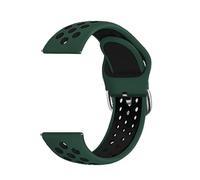 YSABVCP Bracelet de sport en silicone souple for montre Fit For DIZO Watch 2, compatible avec les montres Fit For DIZO R/R Talk/D/2, for hommes et femmes(Armygreen black,22mm width)