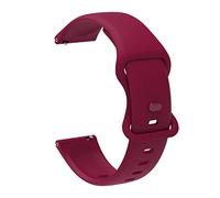 YSABVCP Bracelet en silicone 20 mm 22 mm compatible Fit For les bracelets sport Fit For Polar Pacer/Ignite 2 3/Unite et Fit For Polar VANTAGE M2 M/Grit X Pro Tian(Wine red,22mm)