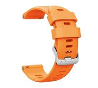 YSABVCP Bracelet en silicone de 18 mm for montre connectée Fit For Garmin Forerunner 255S, compatible Fit For Garmin Venu 2S(Orange)